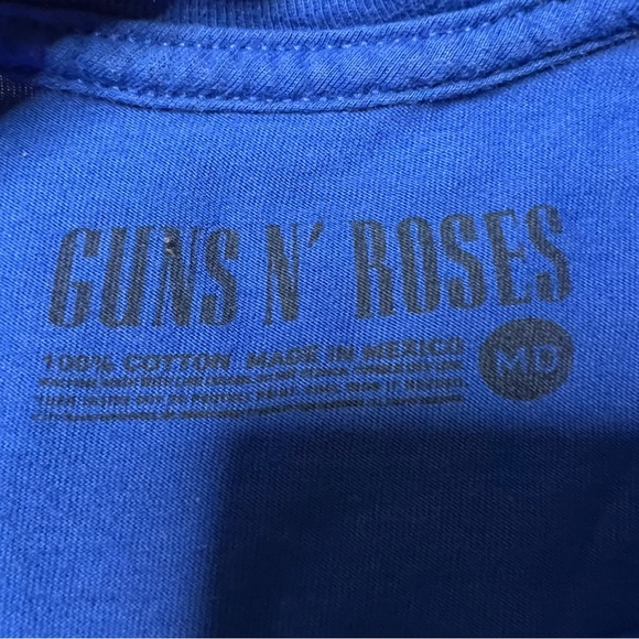 Guns N Roses Appetite for Destruction Cross Graphic T-Shirt Royal Unisex Sz M - Picture 7 of 8